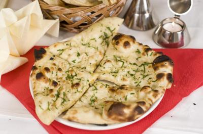 Garlic and Coriander Nan